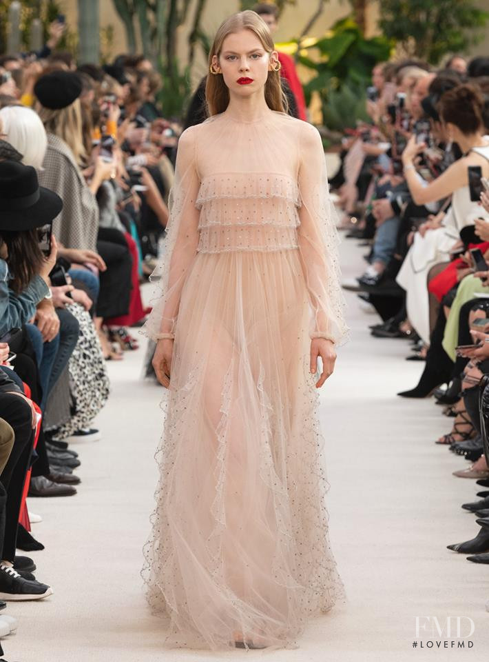 Jodie Alien featured in  the Valentino fashion show for Spring/Summer 2019