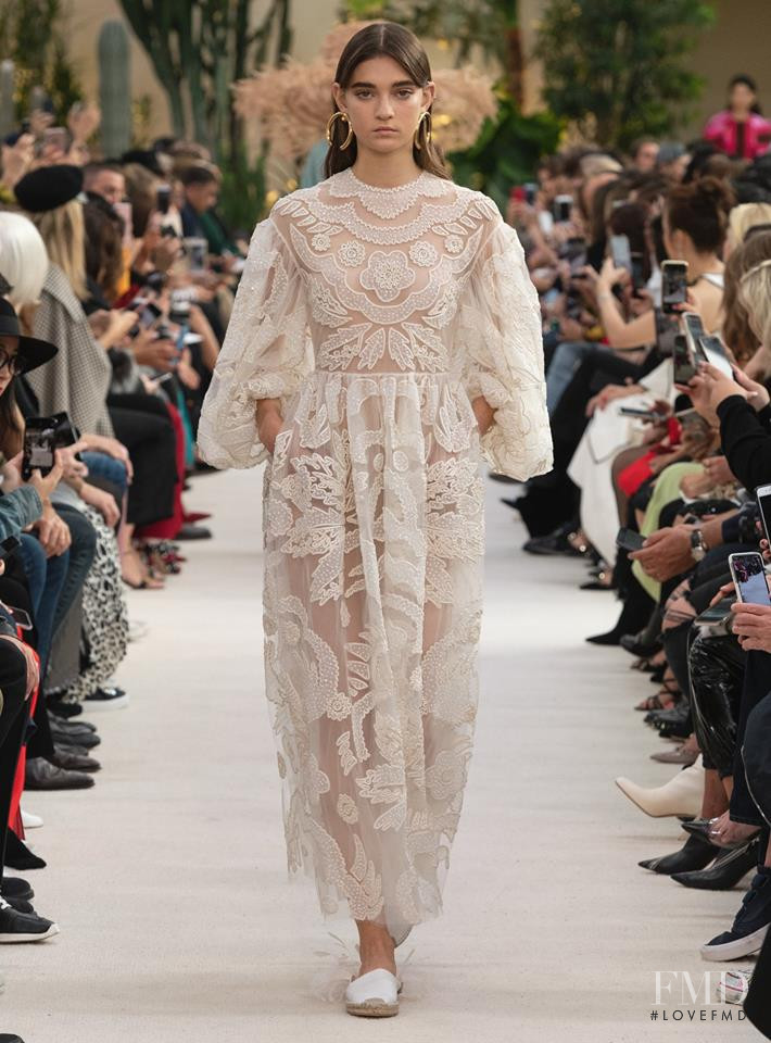 Yuliia Ratner featured in  the Valentino fashion show for Spring/Summer 2019