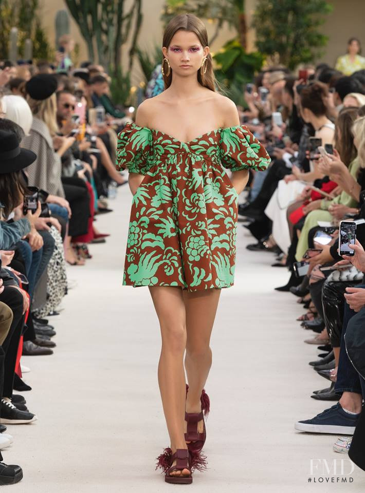 Anouk Schonewille featured in  the Valentino fashion show for Spring/Summer 2019