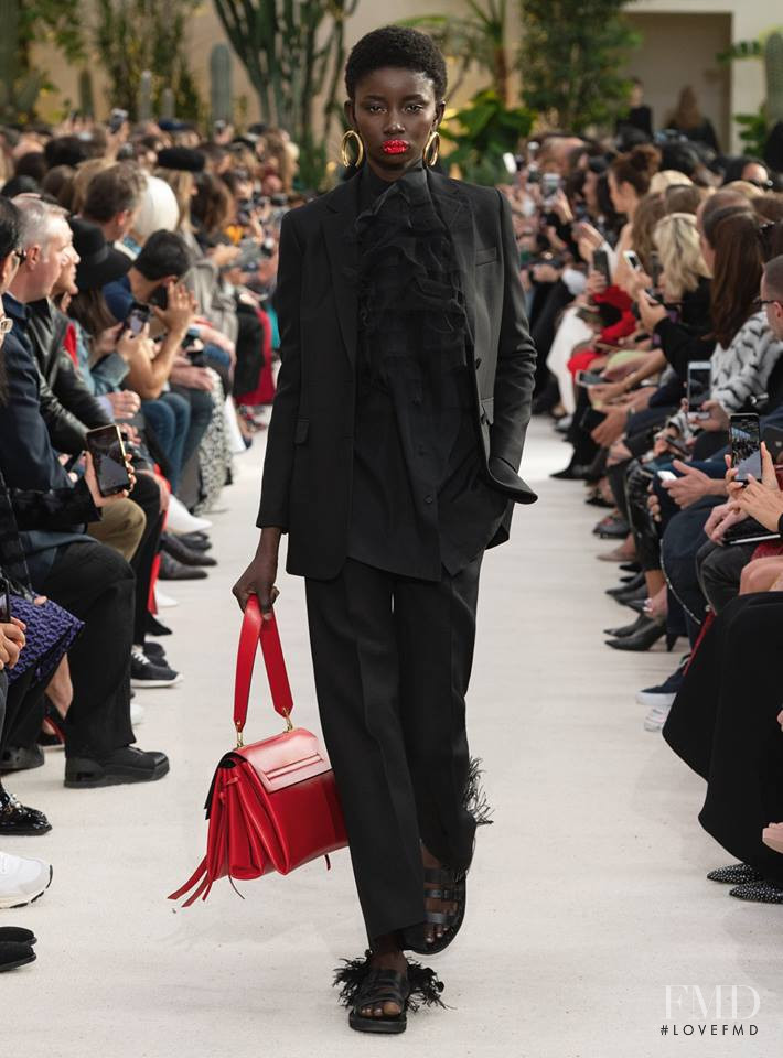Kemi Kayode featured in  the Valentino fashion show for Spring/Summer 2019