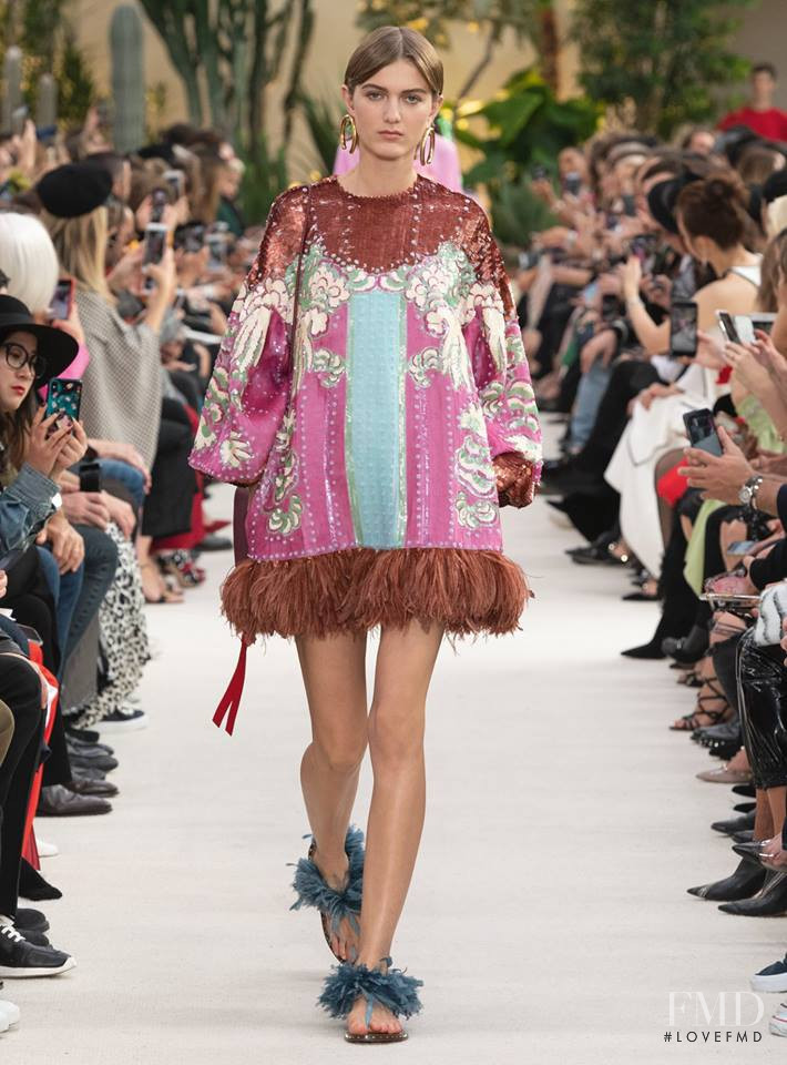 Mick Estelle featured in  the Valentino fashion show for Spring/Summer 2019