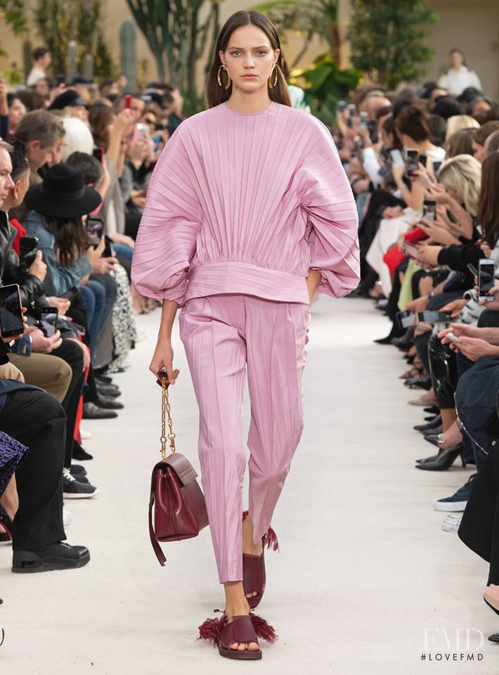 Anniek Verfaille featured in  the Valentino fashion show for Spring/Summer 2019