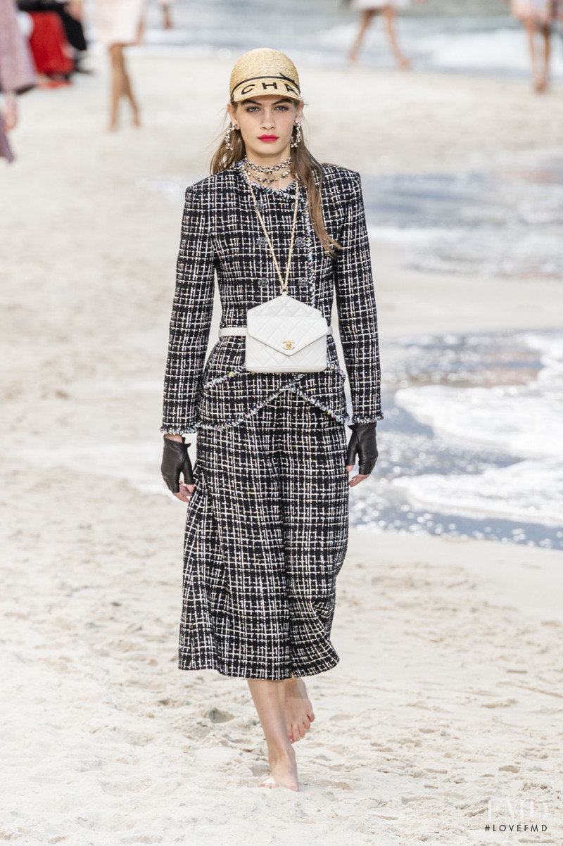 Nina Marker featured in  the Chanel fashion show for Spring/Summer 2019