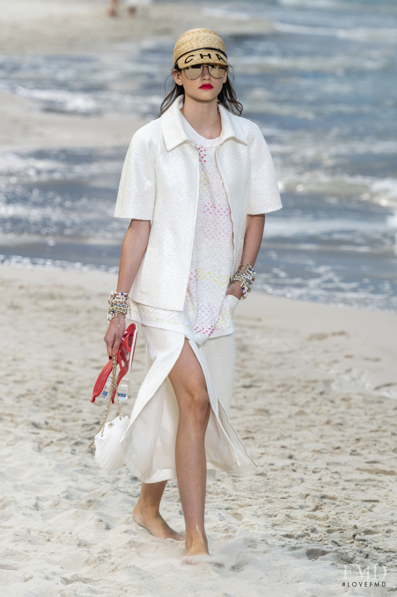 Beloslava Bell Hinova featured in  the Chanel fashion show for Spring/Summer 2019
