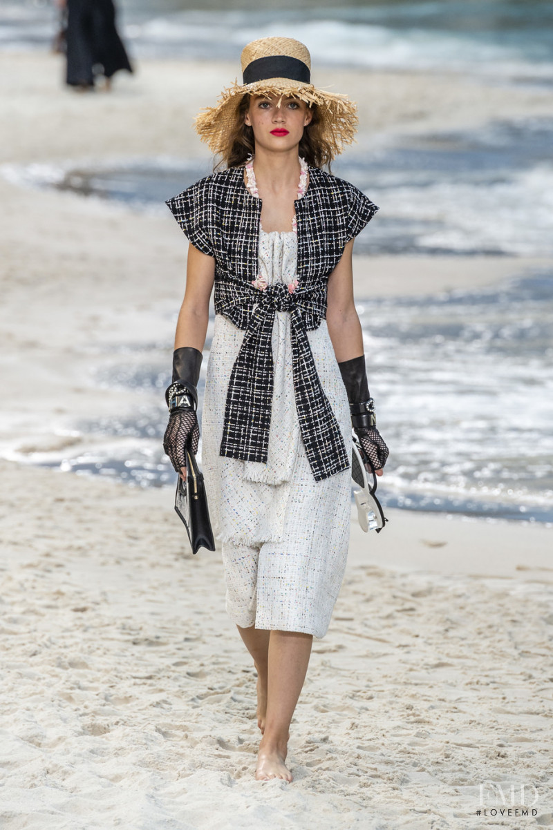 Adrienne Juliger featured in  the Chanel fashion show for Spring/Summer 2019