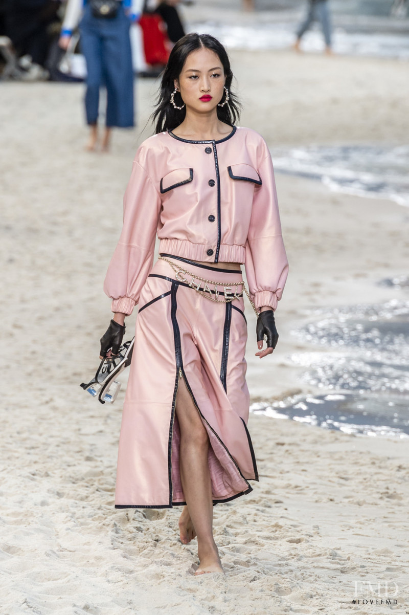 Jing Wen featured in  the Chanel fashion show for Spring/Summer 2019