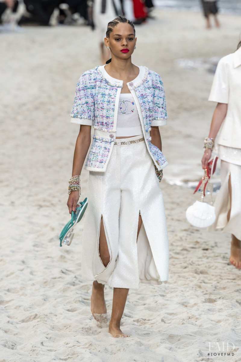 Hiandra Martinez featured in  the Chanel fashion show for Spring/Summer 2019