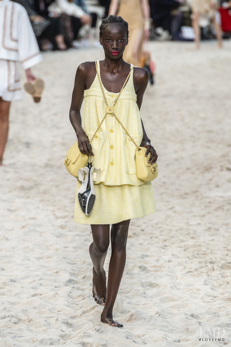 Anok Yai featured in  the Chanel fashion show for Spring/Summer 2019