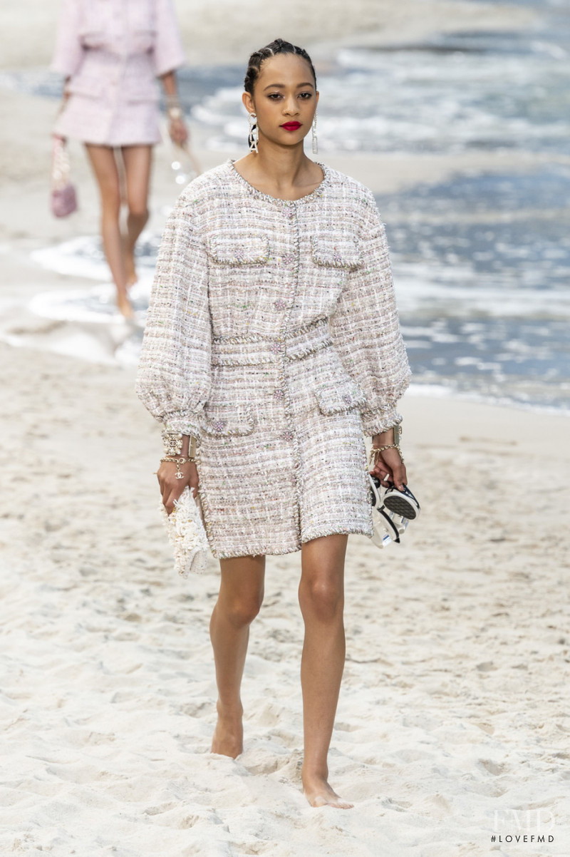 Selena Forrest featured in  the Chanel fashion show for Spring/Summer 2019