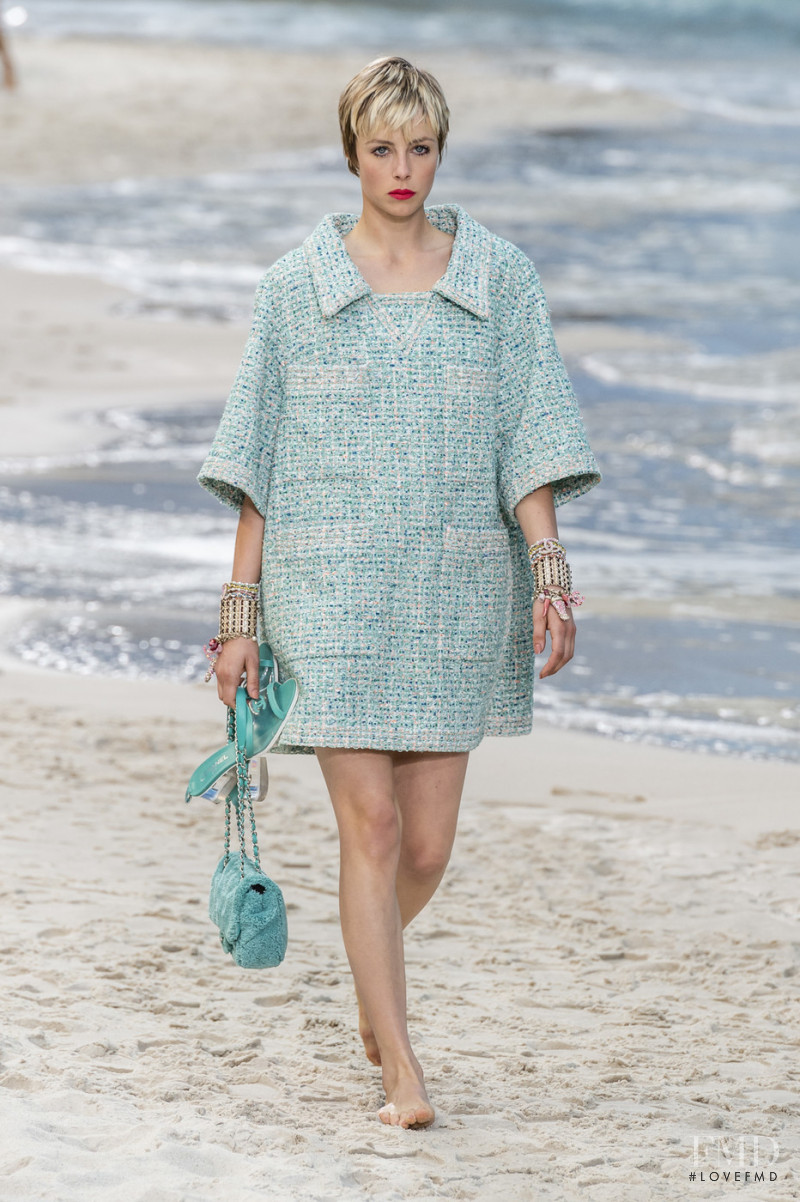 Edie Campbell featured in  the Chanel fashion show for Spring/Summer 2019