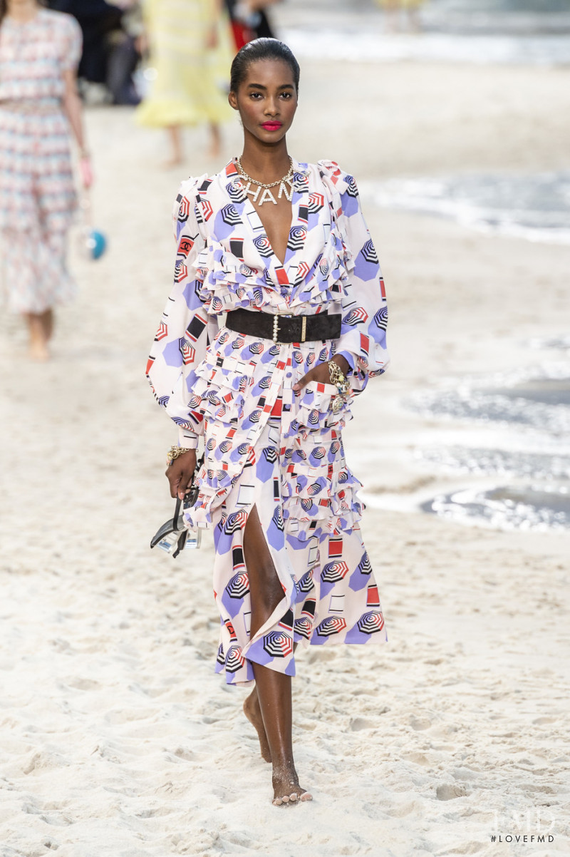 Tami Williams featured in  the Chanel fashion show for Spring/Summer 2019