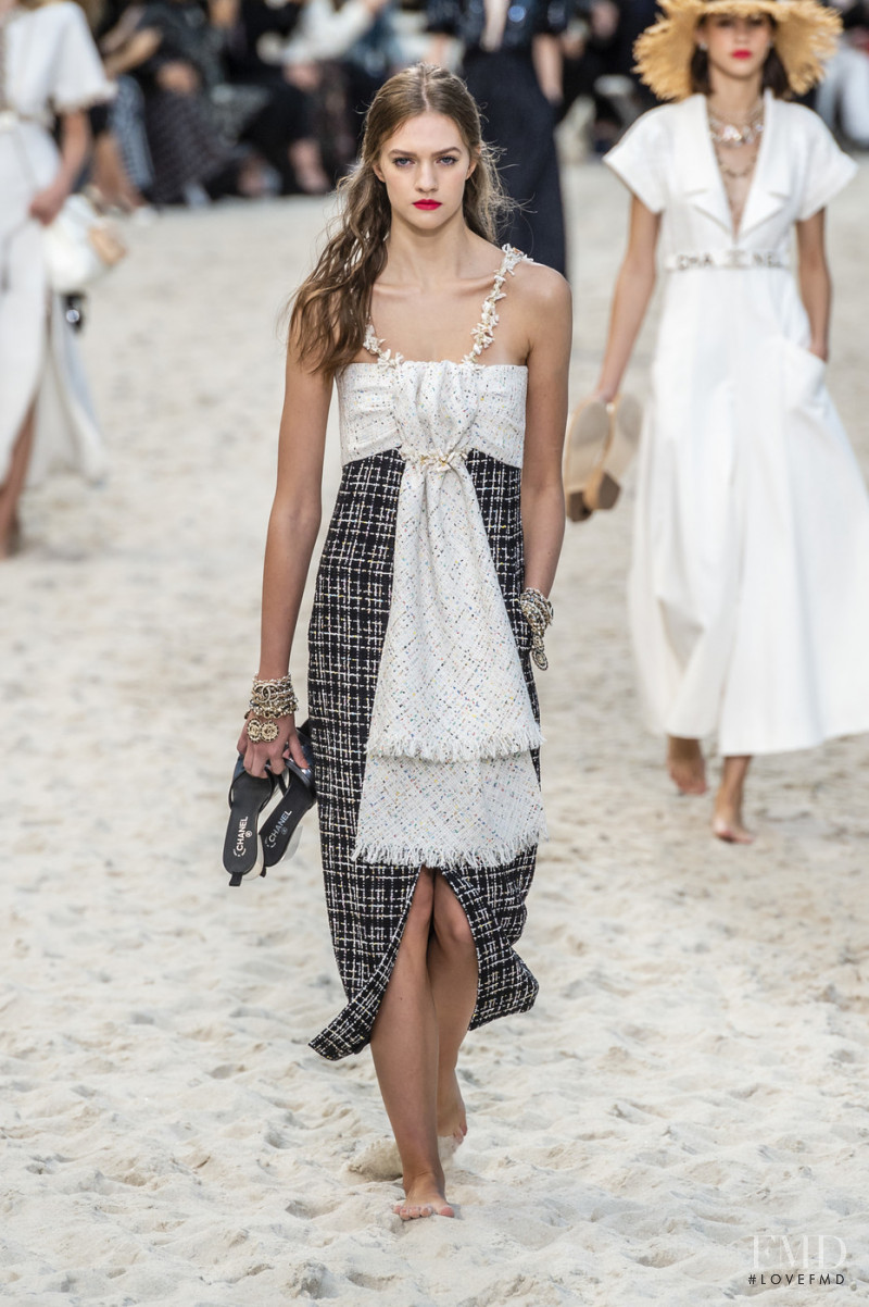 Vanessa Hartog featured in  the Chanel fashion show for Spring/Summer 2019