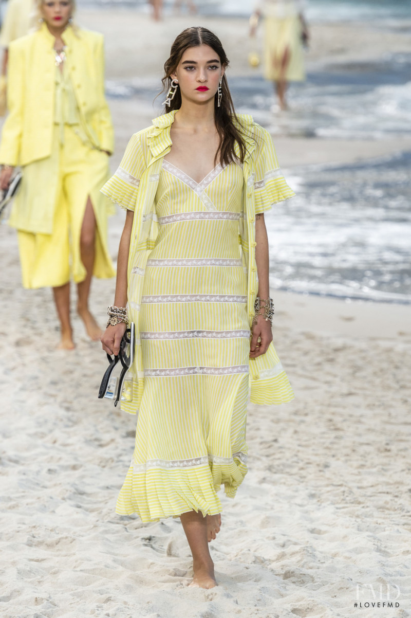 Yuliia Ratner featured in  the Chanel fashion show for Spring/Summer 2019