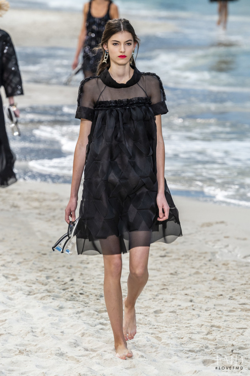 Alberte Mortensen featured in  the Chanel fashion show for Spring/Summer 2019