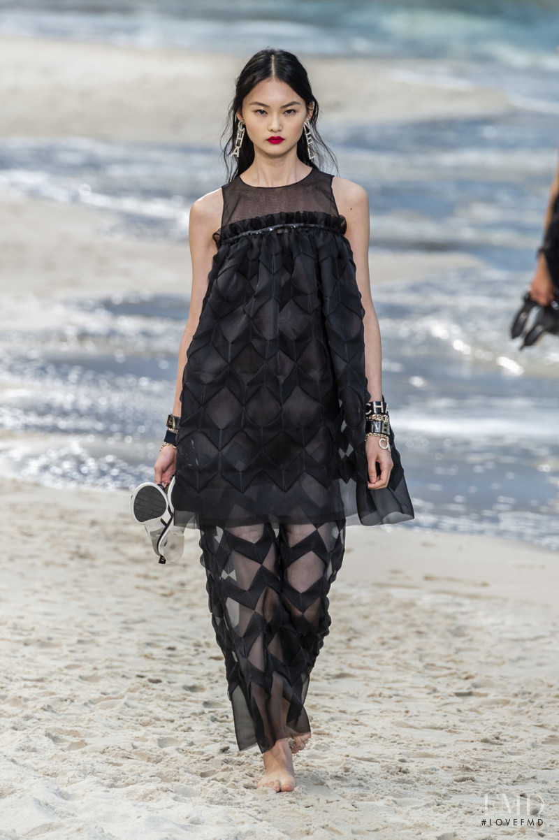 Cong He featured in  the Chanel fashion show for Spring/Summer 2019