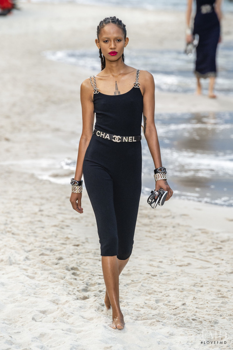 Adesuwa Aighewi featured in  the Chanel fashion show for Spring/Summer 2019