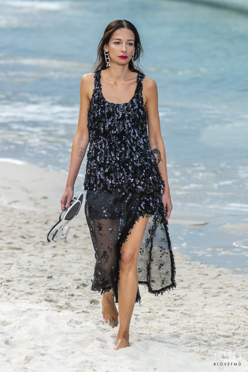 Amanda Sanchez featured in  the Chanel fashion show for Spring/Summer 2019