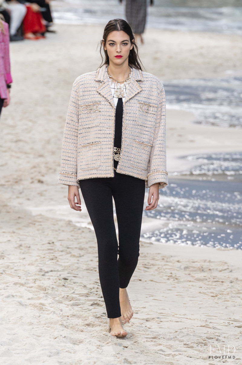 Vittoria Ceretti featured in  the Chanel fashion show for Spring/Summer 2019