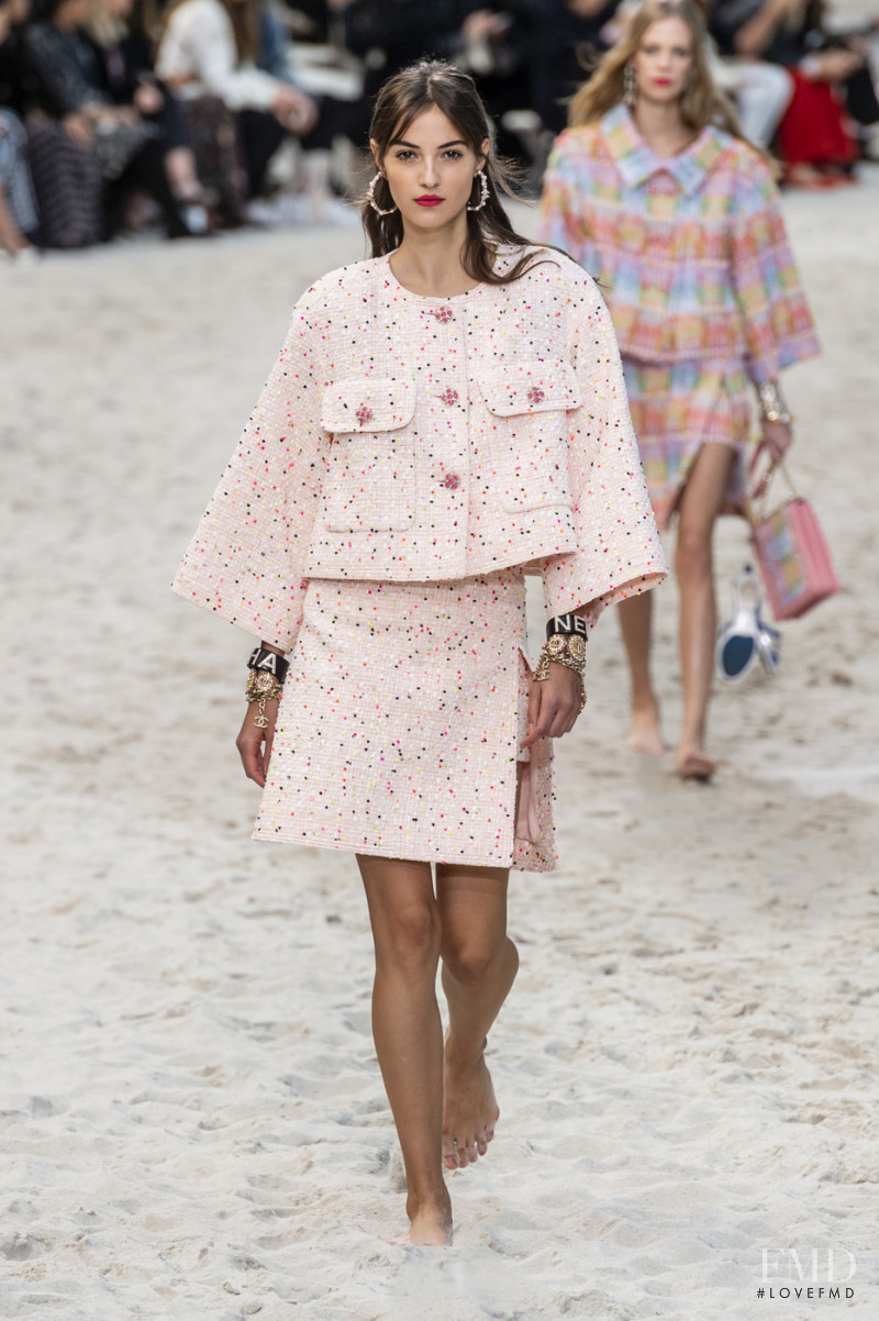 Camille Hurel featured in  the Chanel fashion show for Spring/Summer 2019
