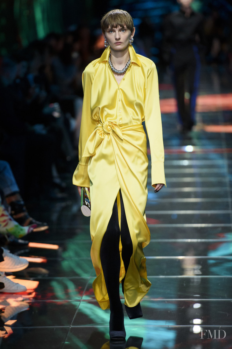 Oliwia Lis featured in  the Balenciaga fashion show for Spring/Summer 2019