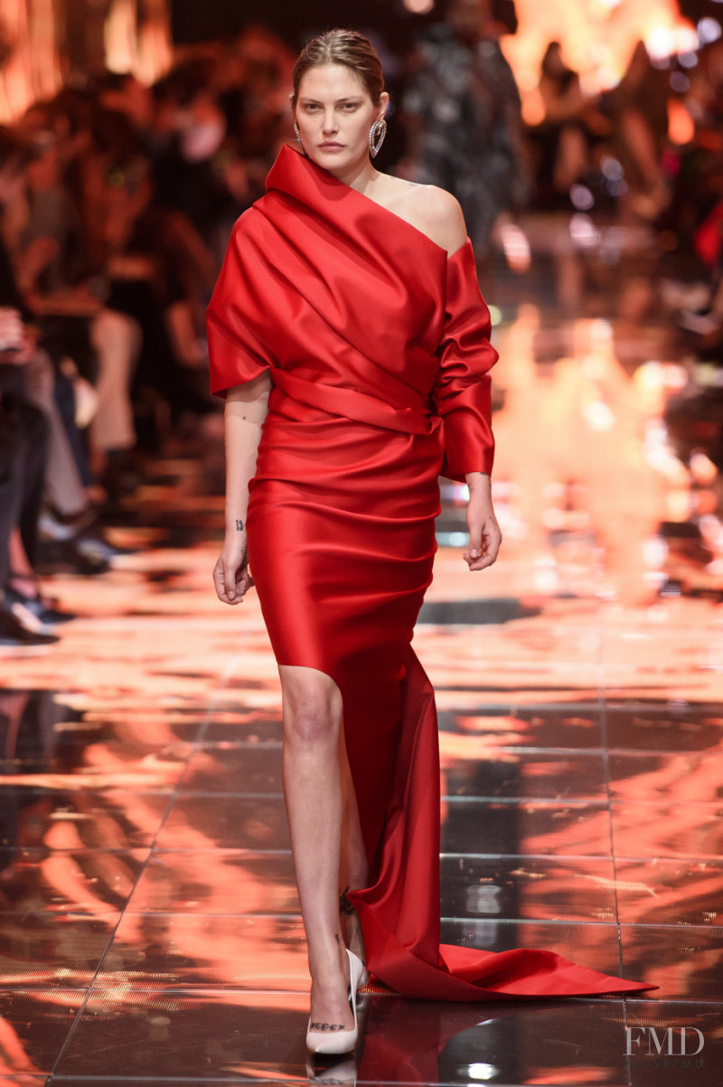 Catherine McNeil featured in  the Balenciaga fashion show for Spring/Summer 2019