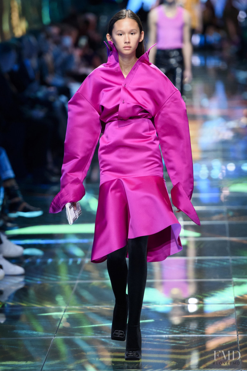Lin Yap featured in  the Balenciaga fashion show for Spring/Summer 2019