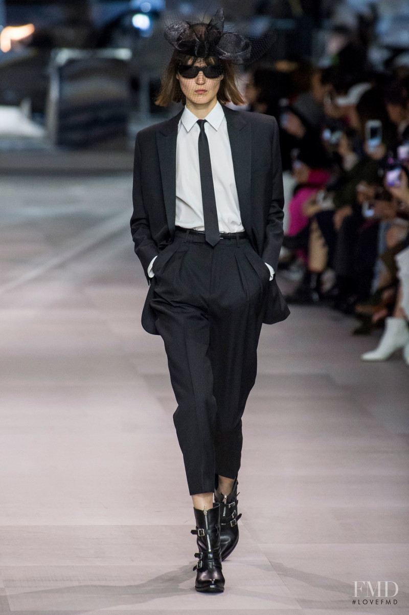 Ria Ganzina featured in  the Celine fashion show for Spring/Summer 2019