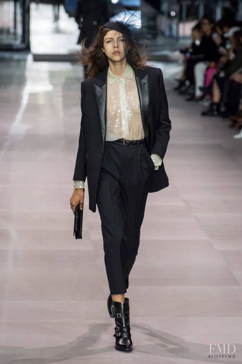 Lea Julian featured in  the Celine fashion show for Spring/Summer 2019