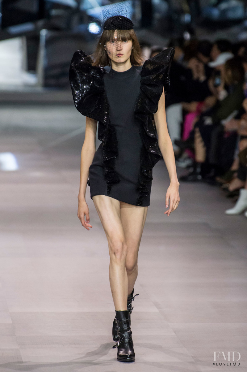 Ria Ganzina featured in  the Celine fashion show for Spring/Summer 2019