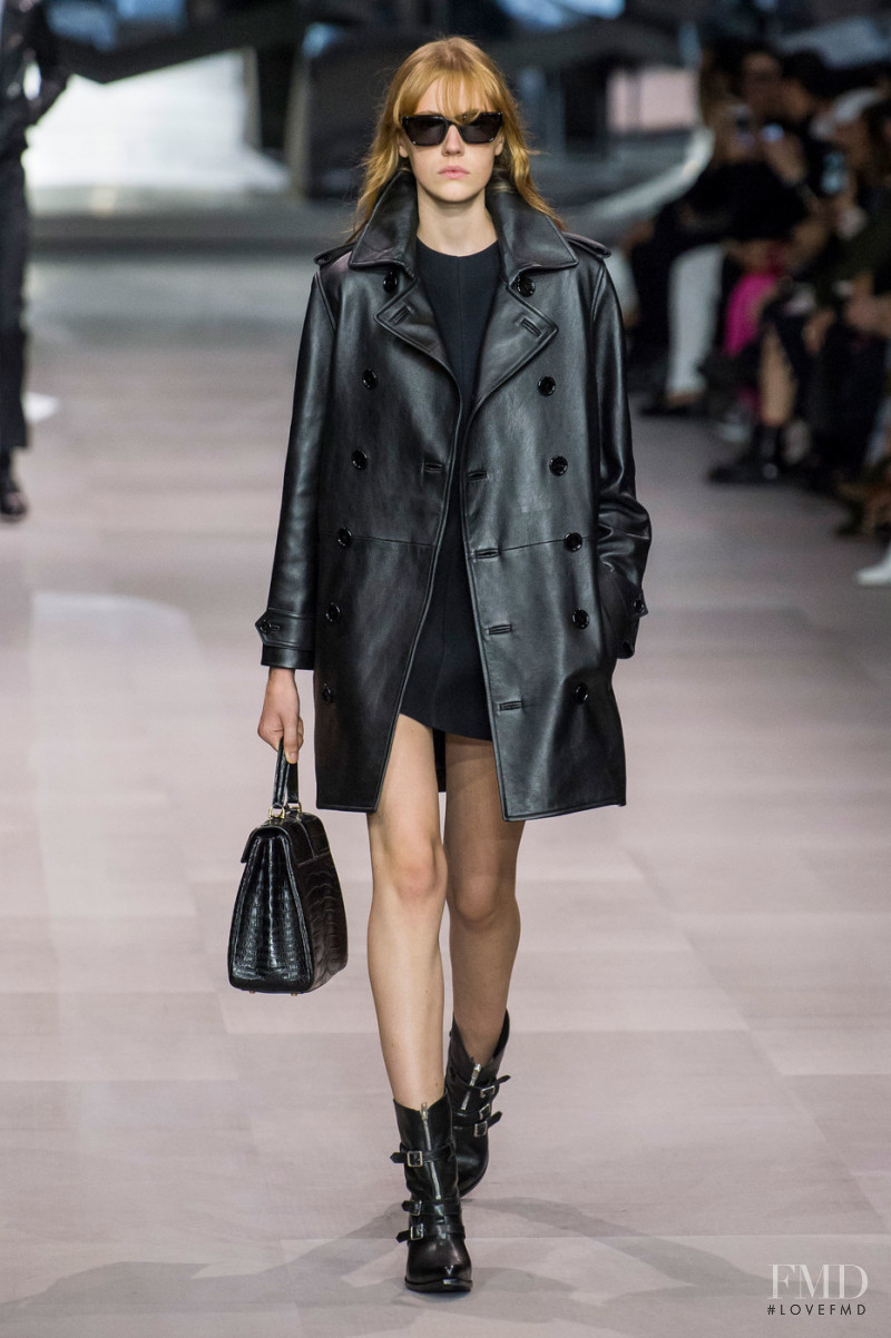 Liv Sillinger featured in  the Celine fashion show for Spring/Summer 2019