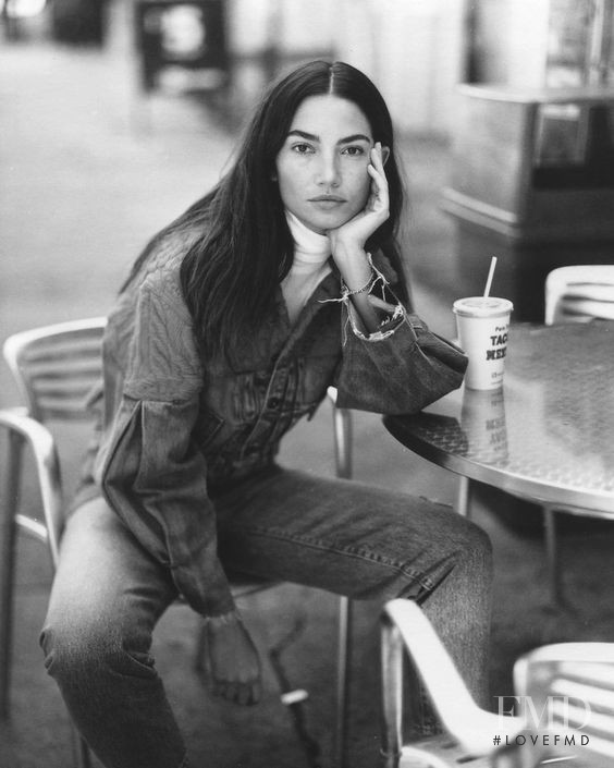 Lily Aldridge featured in  the Levi’s Made & Crafted Fall/Winter 2018 advertisement for Autumn/Winter 2018
