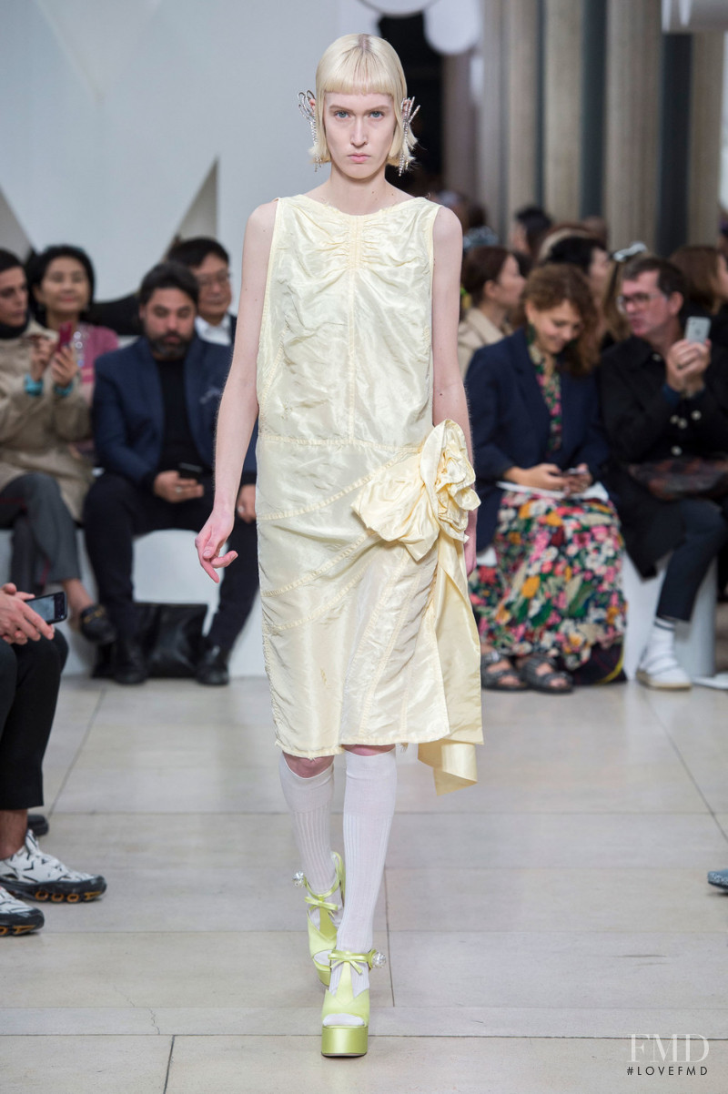 Halo Berge featured in  the Miu Miu fashion show for Spring/Summer 2019