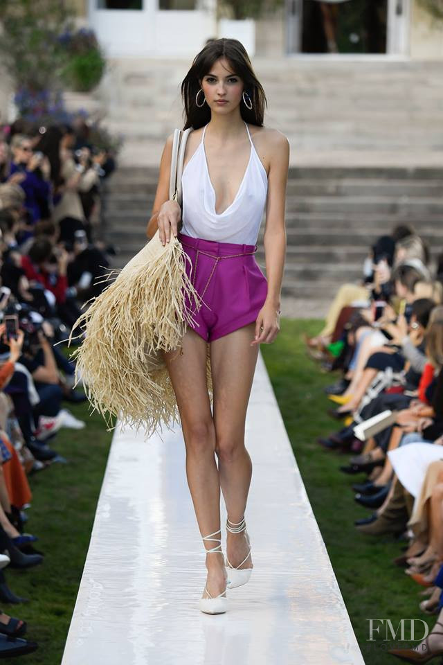 Camille Hurel featured in  the Jacquemus fashion show for Spring/Summer 2019