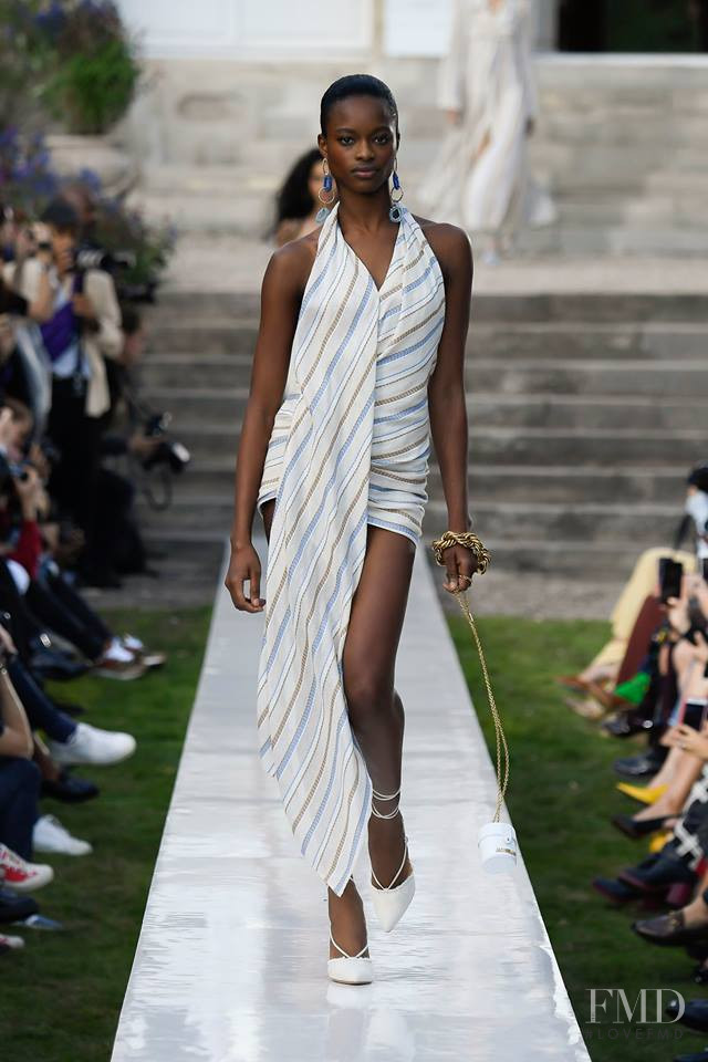 Mayowa Nicholas featured in  the Jacquemus fashion show for Spring/Summer 2019