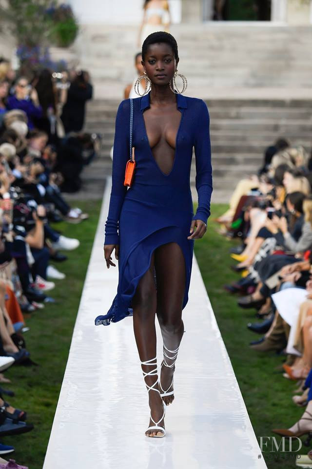 Oumie Jammeh featured in  the Jacquemus fashion show for Spring/Summer 2019