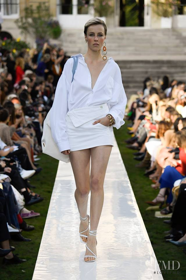 Edie Campbell featured in  the Jacquemus fashion show for Spring/Summer 2019