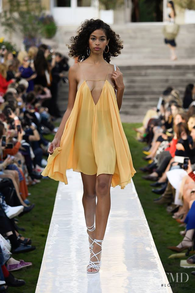 Zoe Thaets featured in  the Jacquemus fashion show for Spring/Summer 2019
