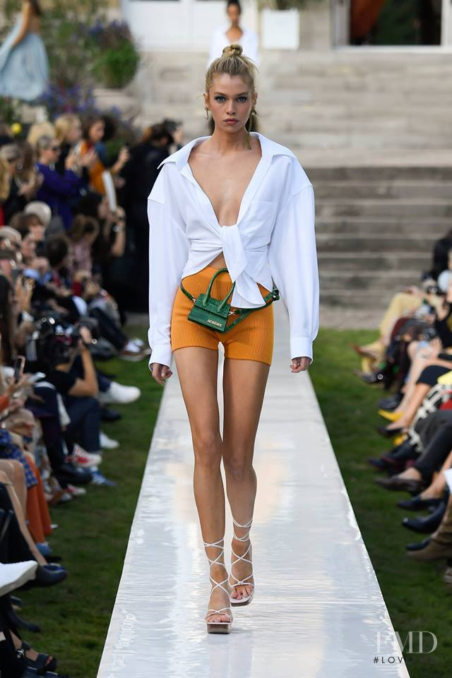 Stella Maxwell featured in  the Jacquemus fashion show for Spring/Summer 2019