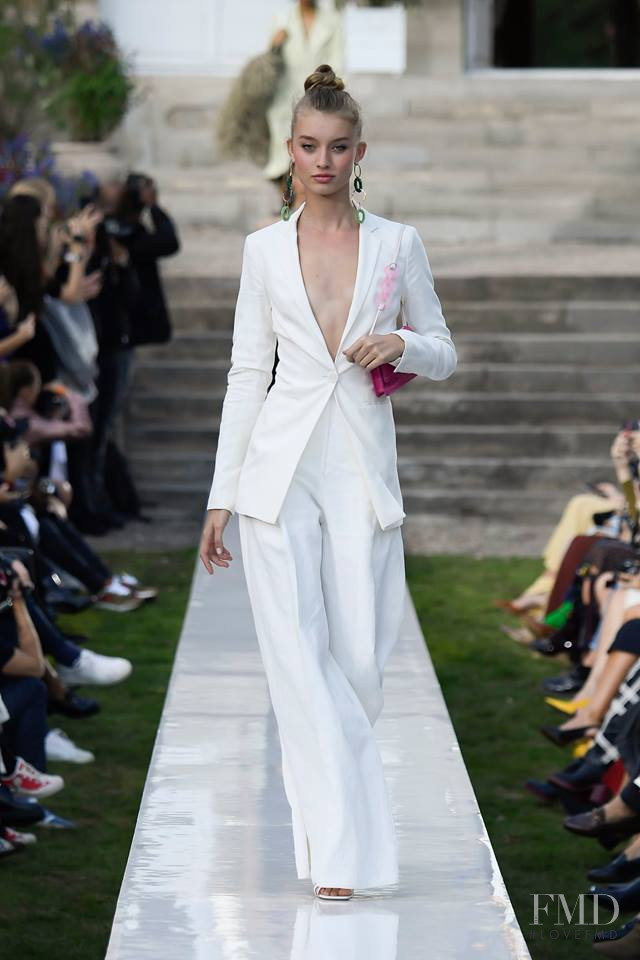Giulia Maenza featured in  the Jacquemus fashion show for Spring/Summer 2019