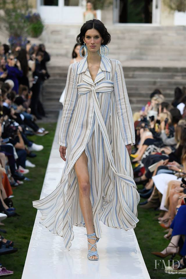 Marte Mei van Haaster featured in  the Jacquemus fashion show for Spring/Summer 2019