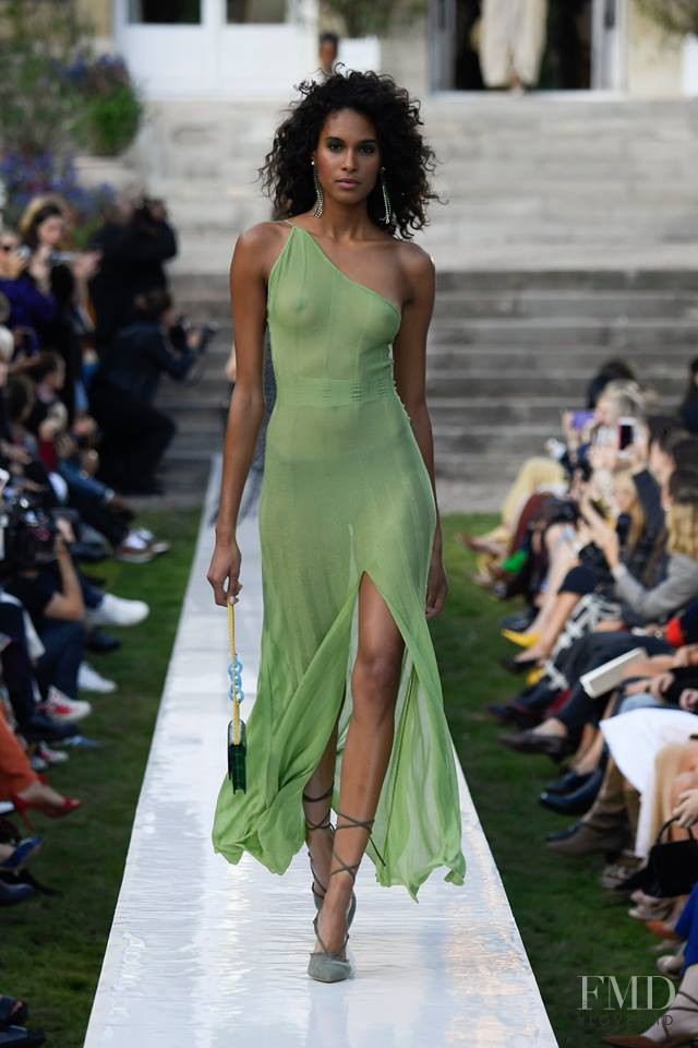 Cindy Bruna featured in  the Jacquemus fashion show for Spring/Summer 2019