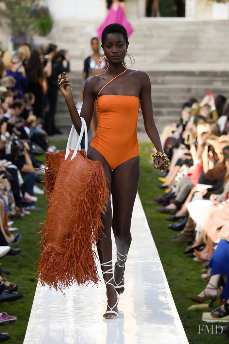 Oumie Jammeh featured in  the Jacquemus fashion show for Spring/Summer 2019