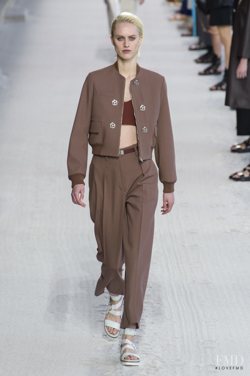 Sarah Brannon featured in  the Hermès fashion show for Spring/Summer 2019