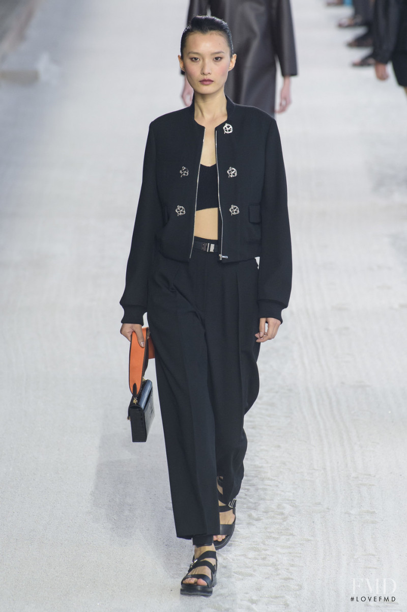 Liu Chunjie featured in  the Hermès fashion show for Spring/Summer 2019