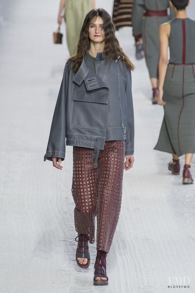 Mackenzie Drazan featured in  the Hermès fashion show for Spring/Summer 2019