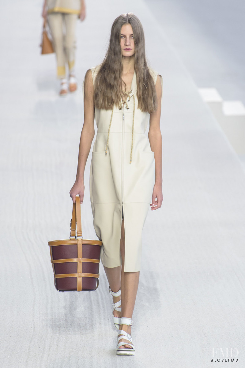Alise Daugale featured in  the Hermès fashion show for Spring/Summer 2019