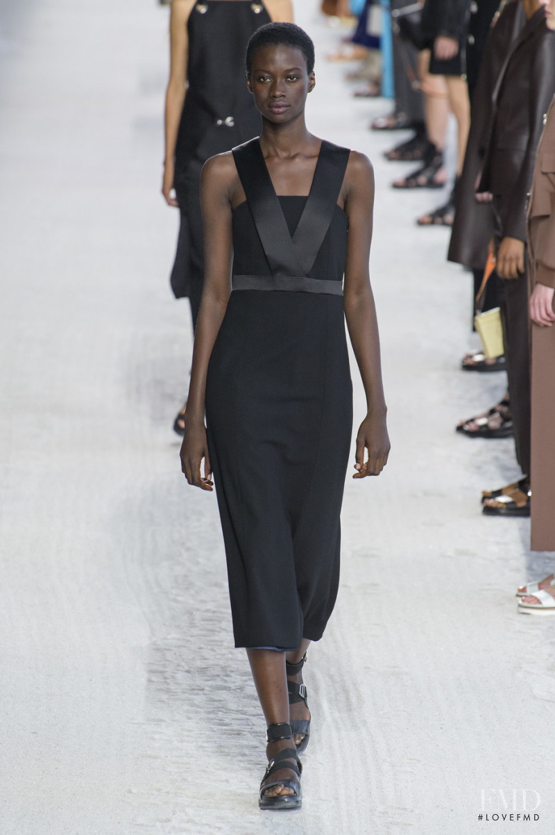 Fatou Jobe featured in  the Hermès fashion show for Spring/Summer 2019