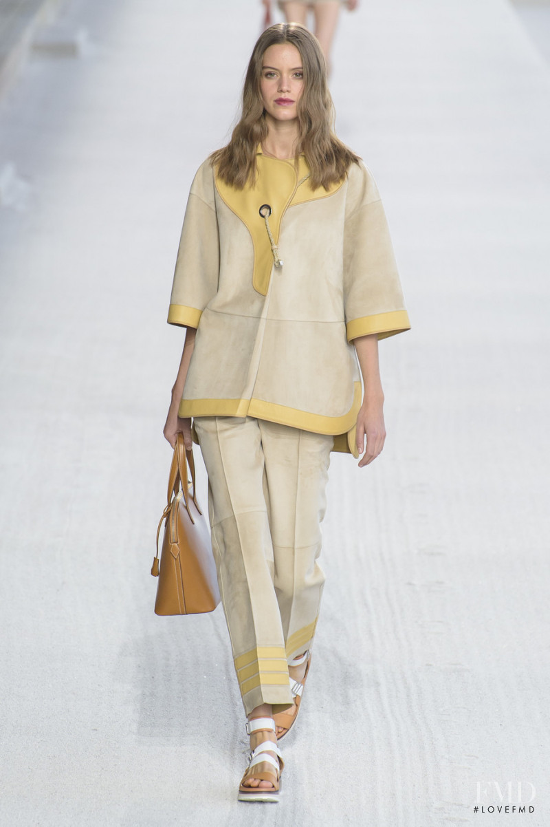 Ellen Vang featured in  the Hermès fashion show for Spring/Summer 2019