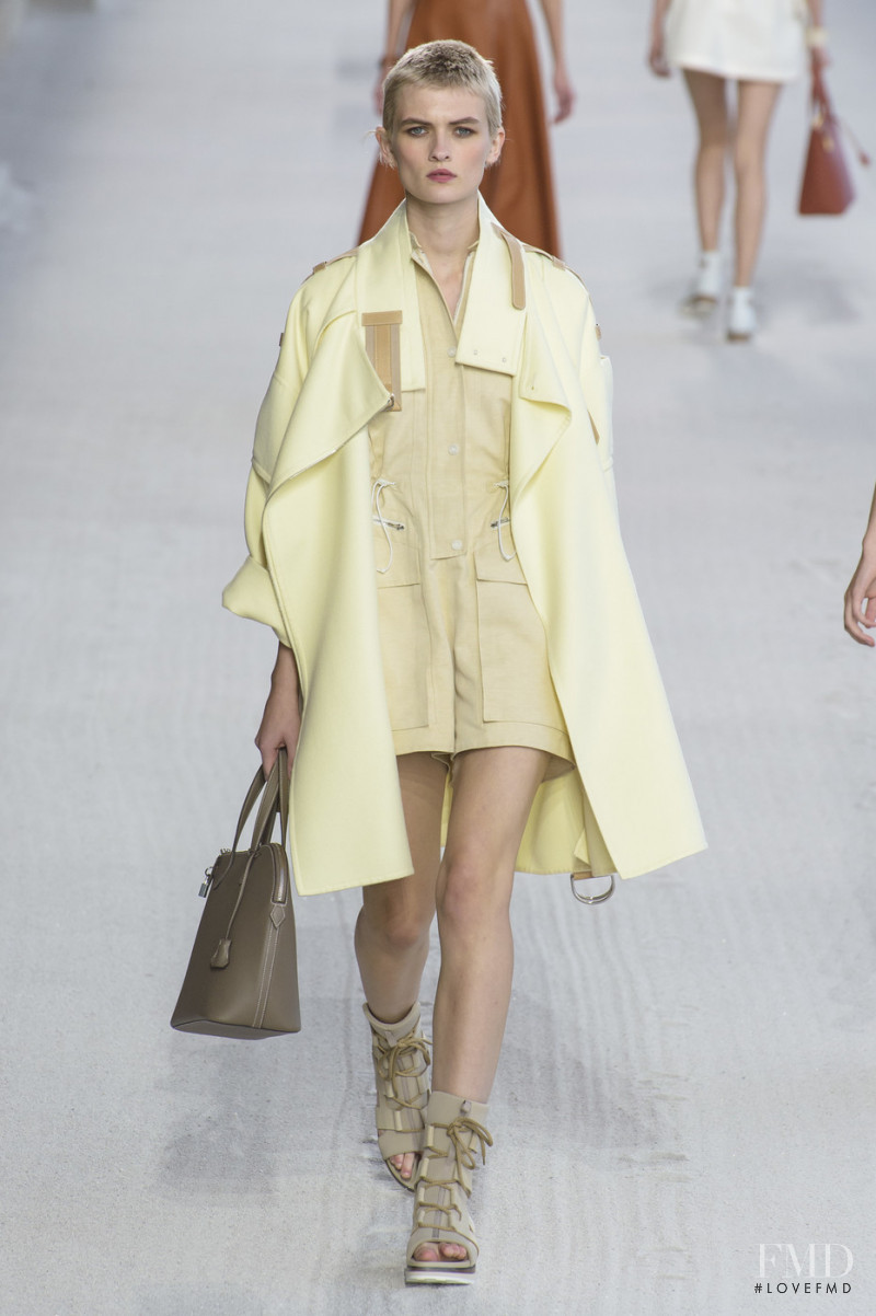 Lara Mullen featured in  the Hermès fashion show for Spring/Summer 2019