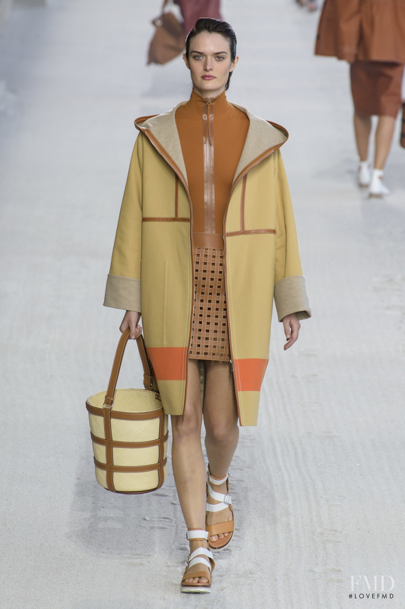 Sam Rollinson featured in  the Hermès fashion show for Spring/Summer 2019